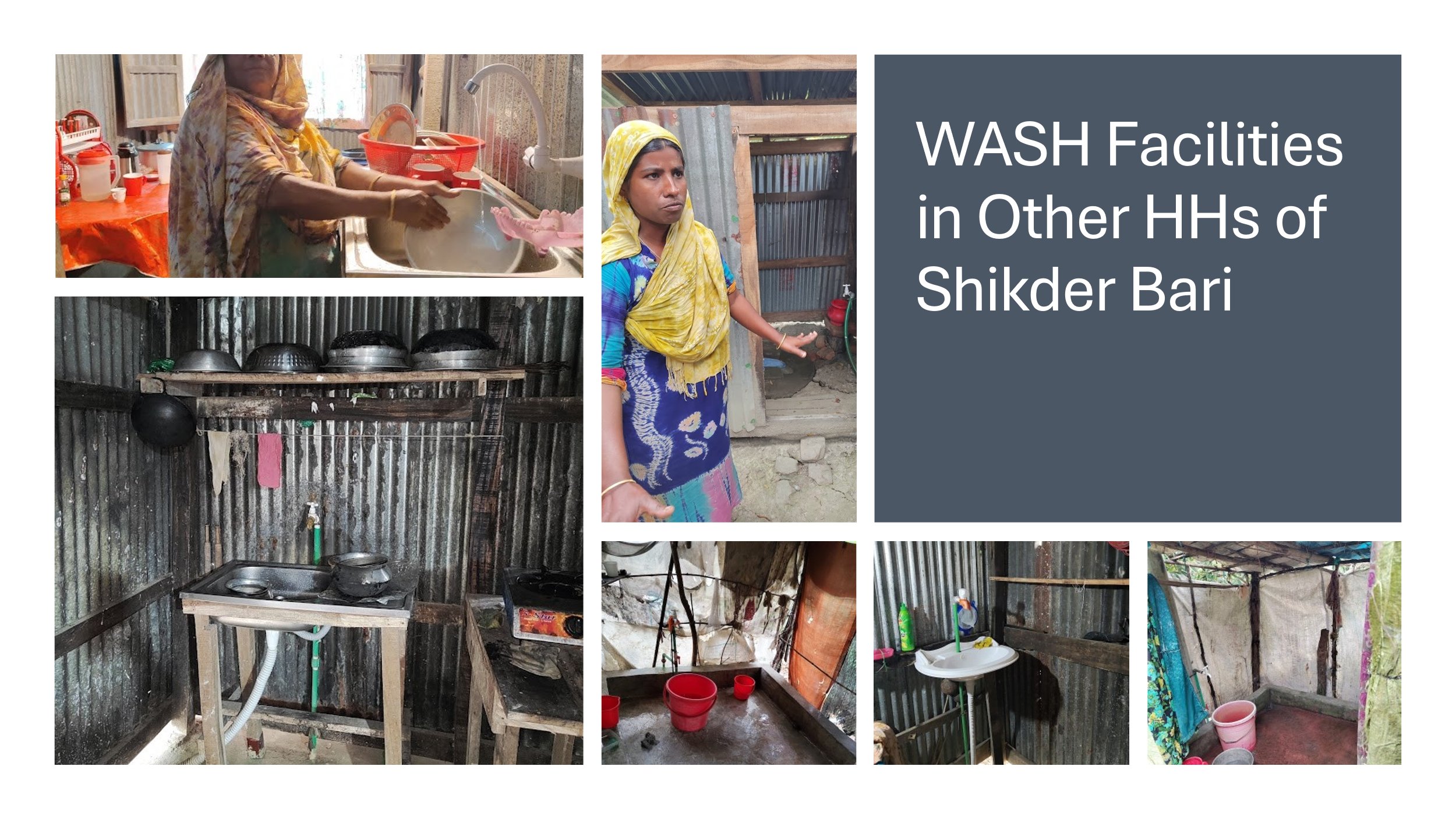 Community water infrastructure in Krishnakathi village, Barishal